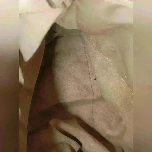 Nanette Lepore mauve colored backpack purse with gold chain. - Picture 8 of 12